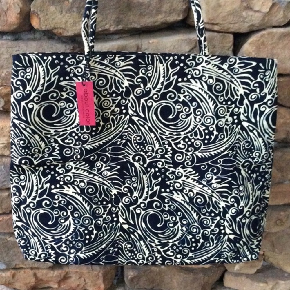 NWT Batik Cotton Tote